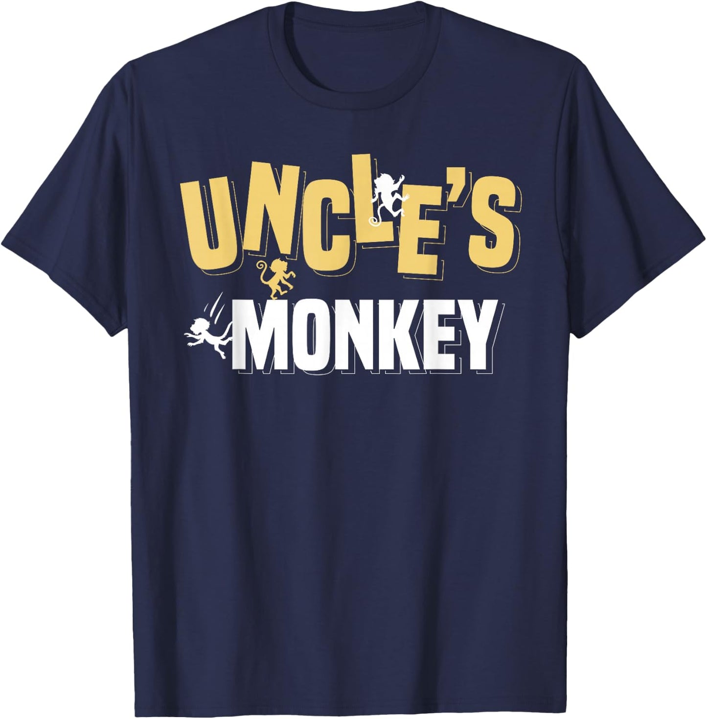 Uncle's Monkey T-Shirt - T-Shirt | Navy