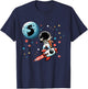 Kids 5th Birthday Astronaut Dab Rocket 5 Year Old Bday Boys Kids T-Shirt - T-Shirt | Navy