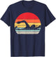 Vintage Retro Swimming Shirt Swimmer Gift T-Shirt - T-Shirt | Navy