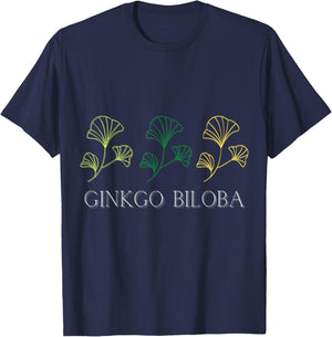 Ginkgo Biloba T-Shirt - T-Shirt | Navy