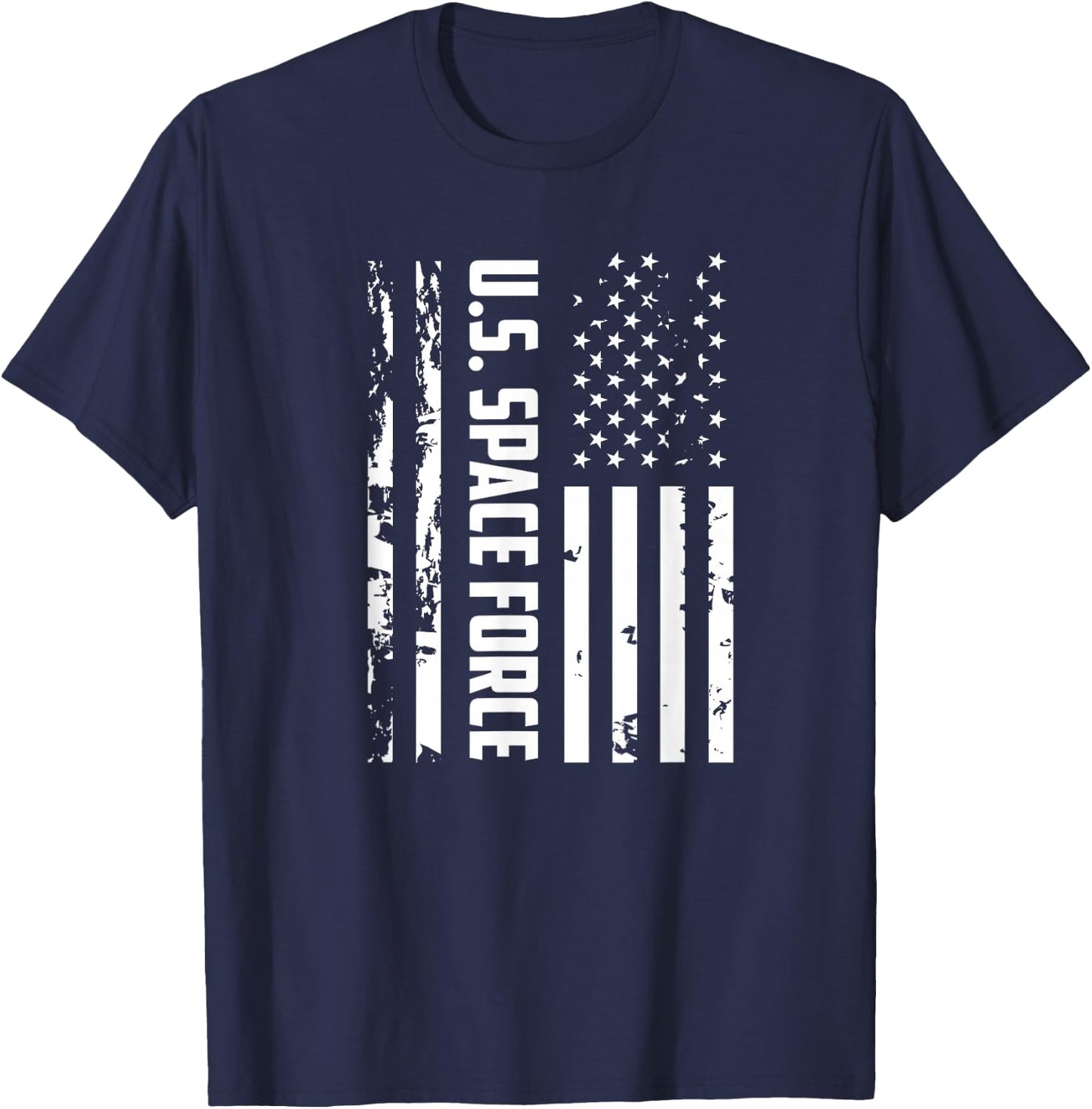 United States Space Force | USA Flag T-Shirt - T-Shirt | Navy