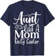 Aunt like a Mom only cooler Family Sister Aunt T-Shirt - T-Shirt | Navy