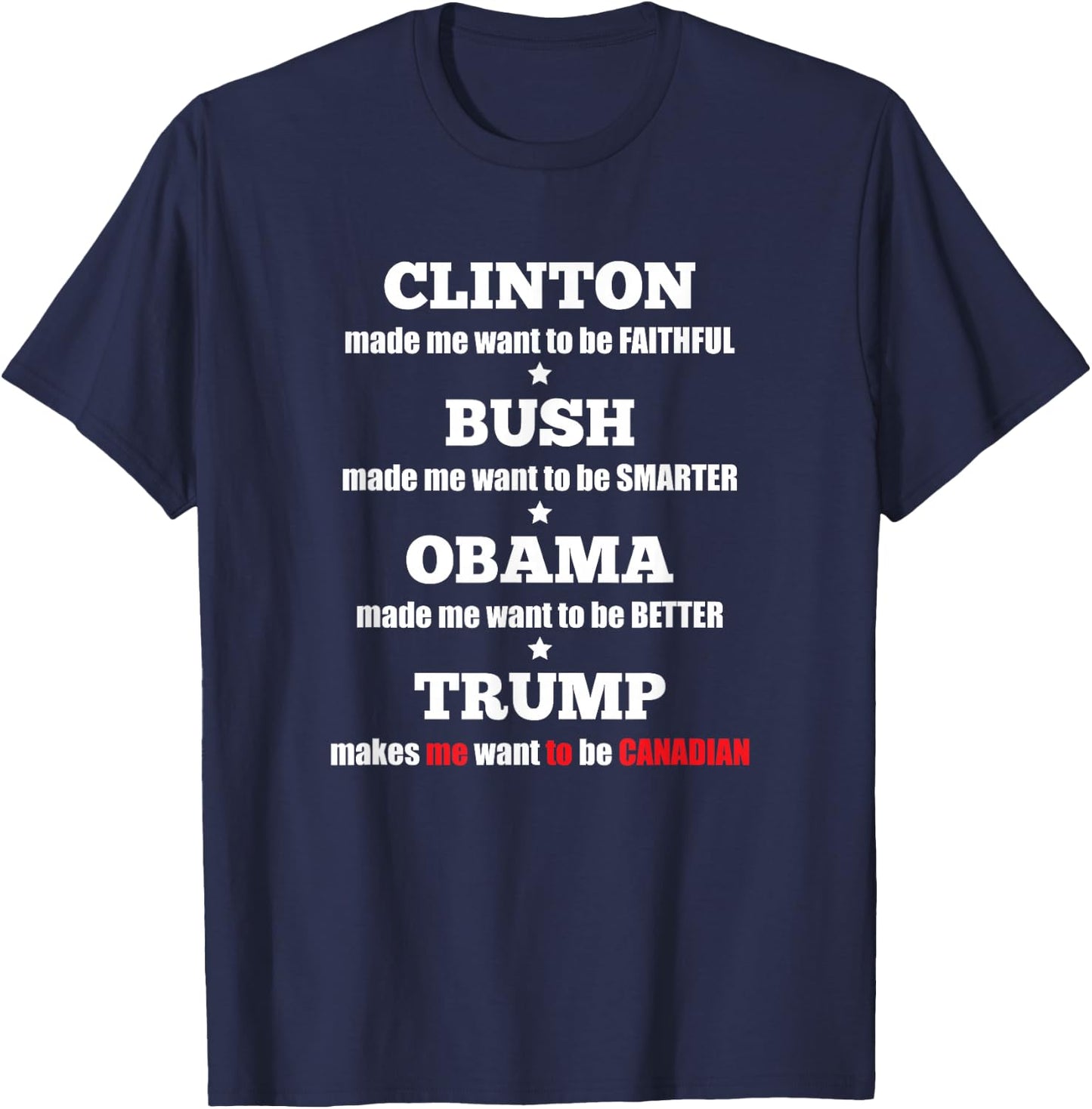 Anti Trump Political for Independents and Liberals Small T-Shirt - T-Shirt | Navy