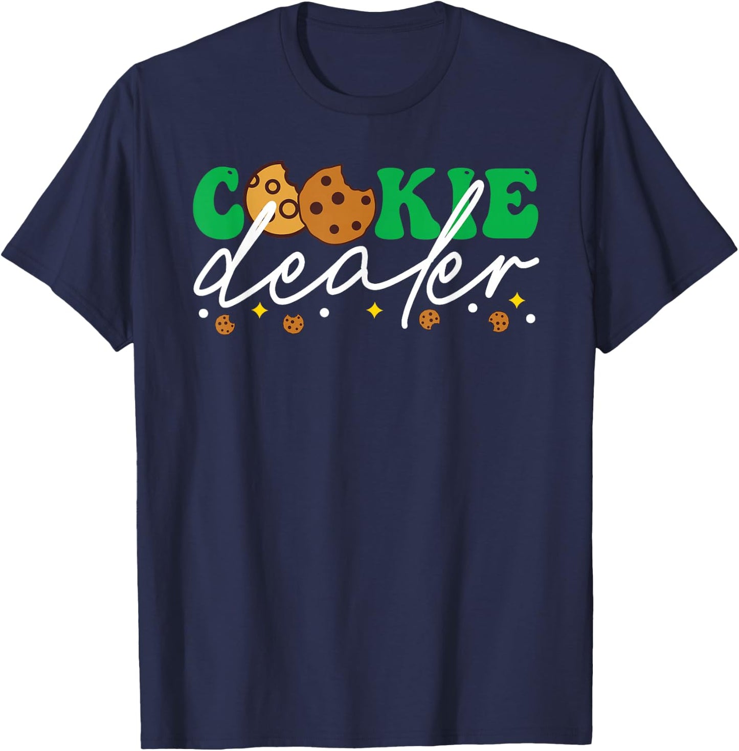 Cookie Dealer Scout Funny Scouting Troop Leader Cookie Lover T-Shirt - T-Shirt | Navy