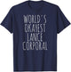 Lance Corporal World's Okayest LCpl For Lance Corporal T-Shirt - T-Shirt | Navy