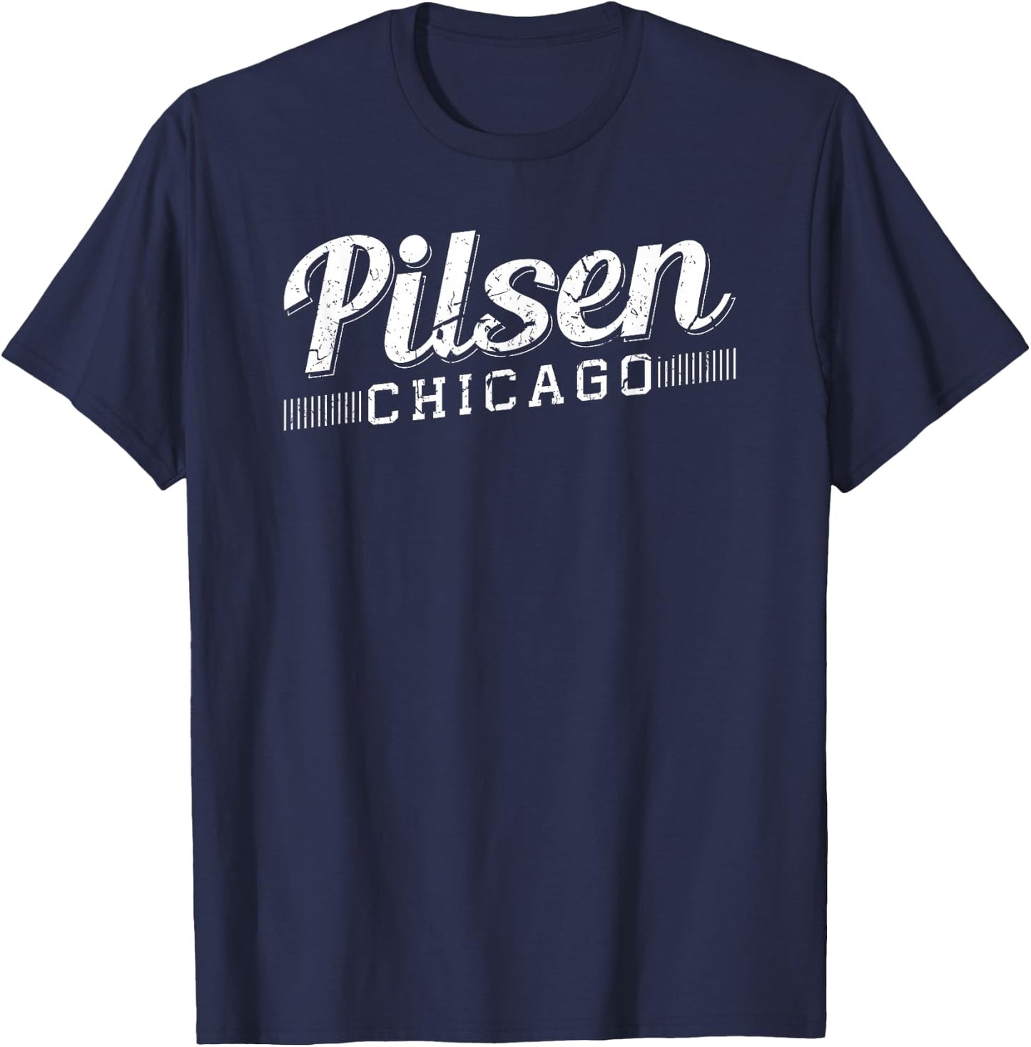 Pilsen Chicago Neighborhood Mexican Pride Heritage History T-Shirt - T-Shirt | Navy