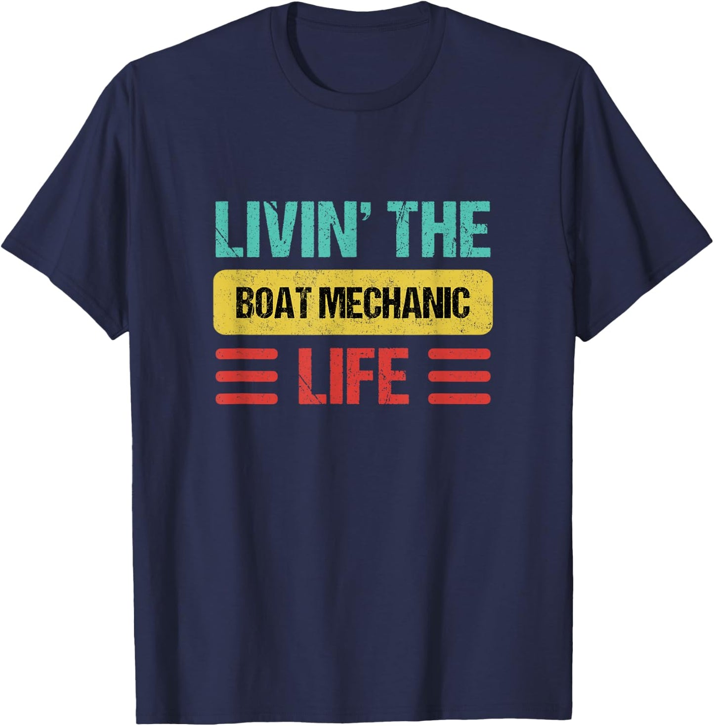 Boat Mechanic T-Shirt - T-Shirt | Navy