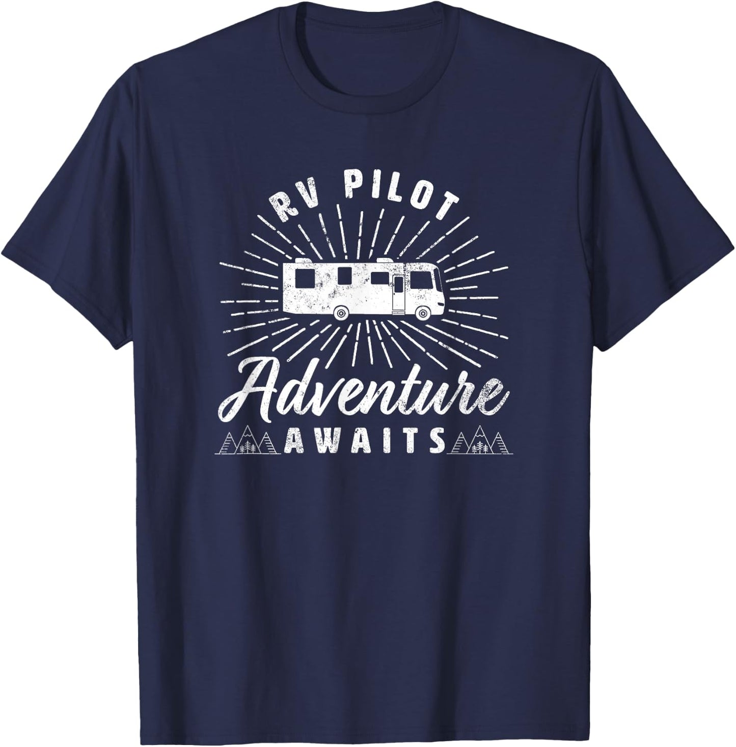 RV Pilot Funny Motorhome RV Travel Women T-Shirt - T-Shirt | Navy