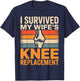 I Survived My Wifes Knee Replacement T-Shirt - T-Shirt | Navy