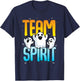 Funny Halloween Team Spirit Ghosts T-Shirt - T-Shirt | Navy