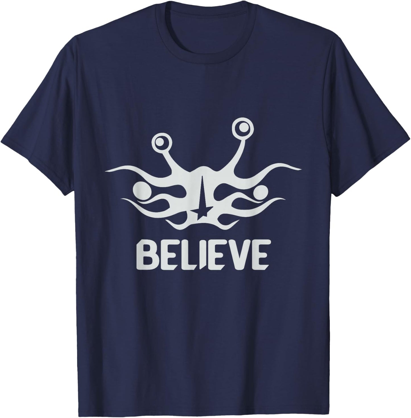 Flying Spaghetti Monster | FSM, Pastafarian T-Shirt - T-Shirt | Navy