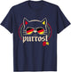 Purrost Cat German Beer Oktoberfest T-Shirt - T-Shirt | Navy
