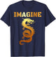 IMAGINE Fantasy Dragon Tatoo for Dragons Lovers T-Shirt - T-Shirt | Navy