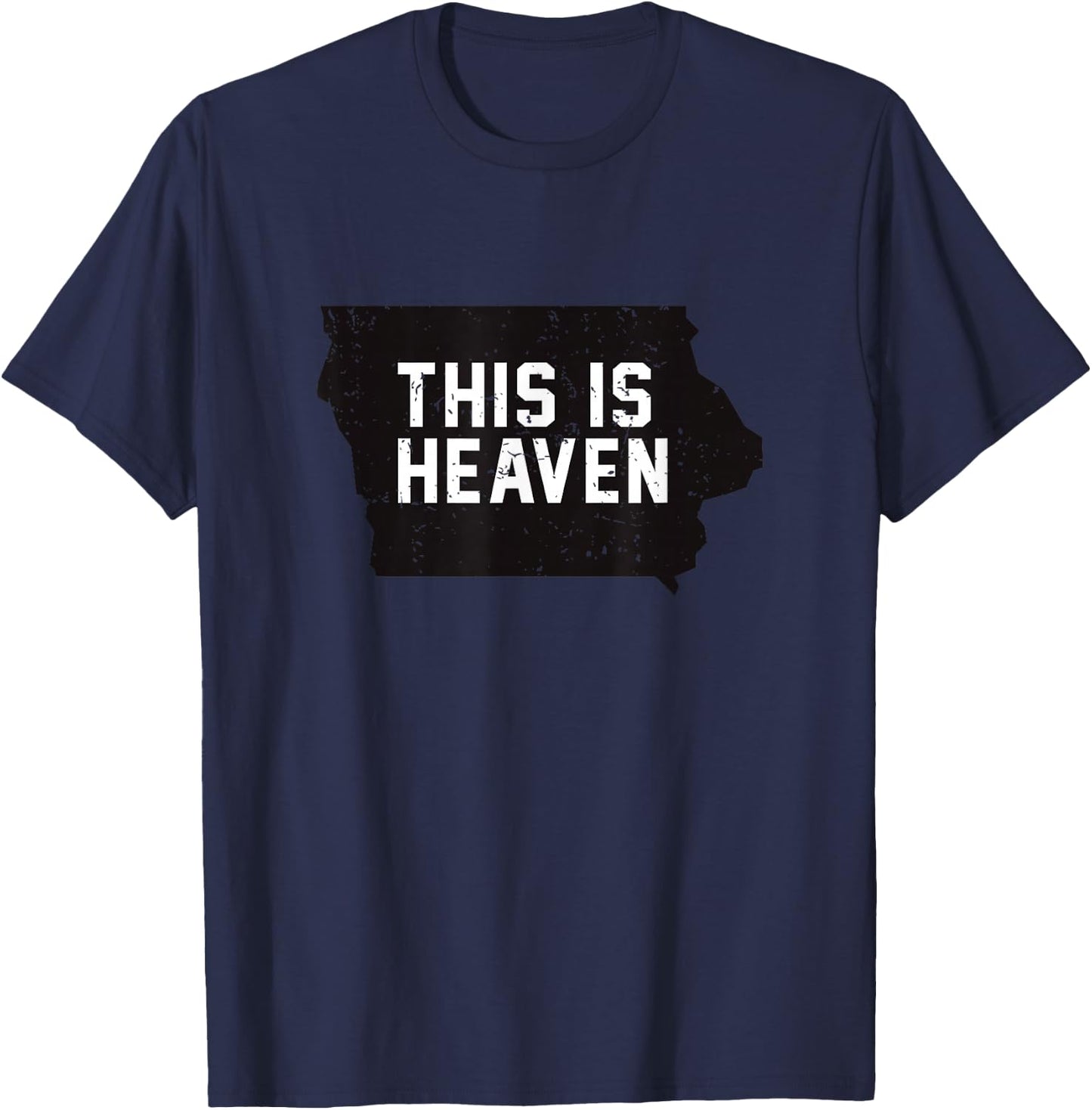 This is Heaven Iowa State Field Baseball Inspired T-Shirt - T-Shirt | Navy