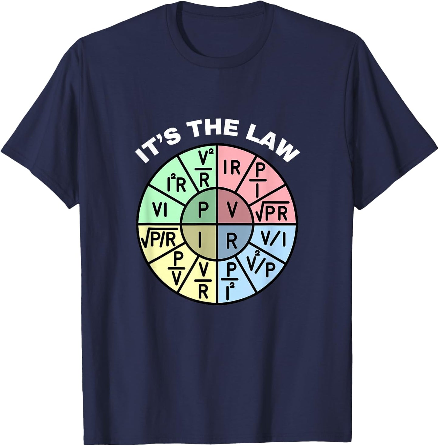 Ohm's Law. It's The Law. T-Shirt - T-Shirt | Navy