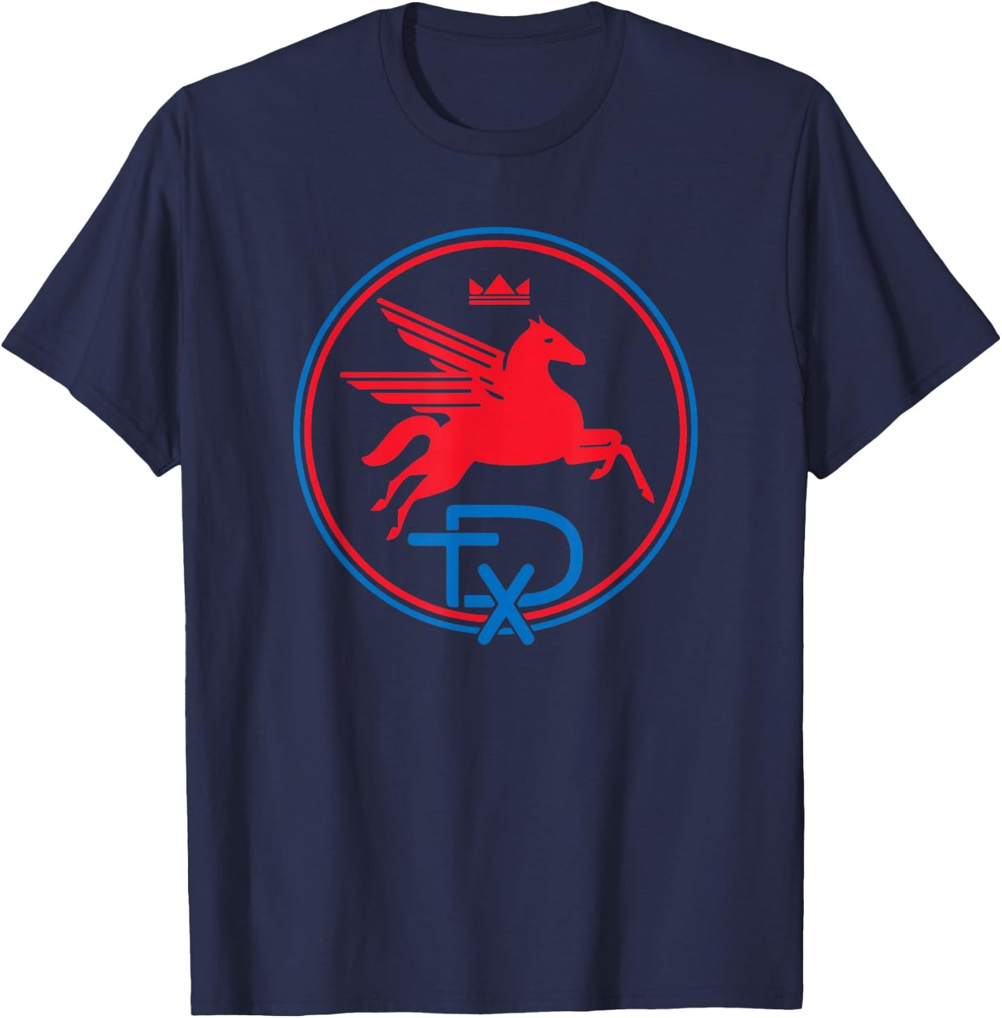 Dallas DTX Pegasus T-Shirt - T-Shirt | Navy