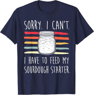 Funny Sourdough Bread Baker T-Shirt - T-Shirt | Navy