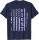 All Cancers Awareness Shirt Lavender Ribbon FIGHT T-Shirt - T-Shirt | Navy