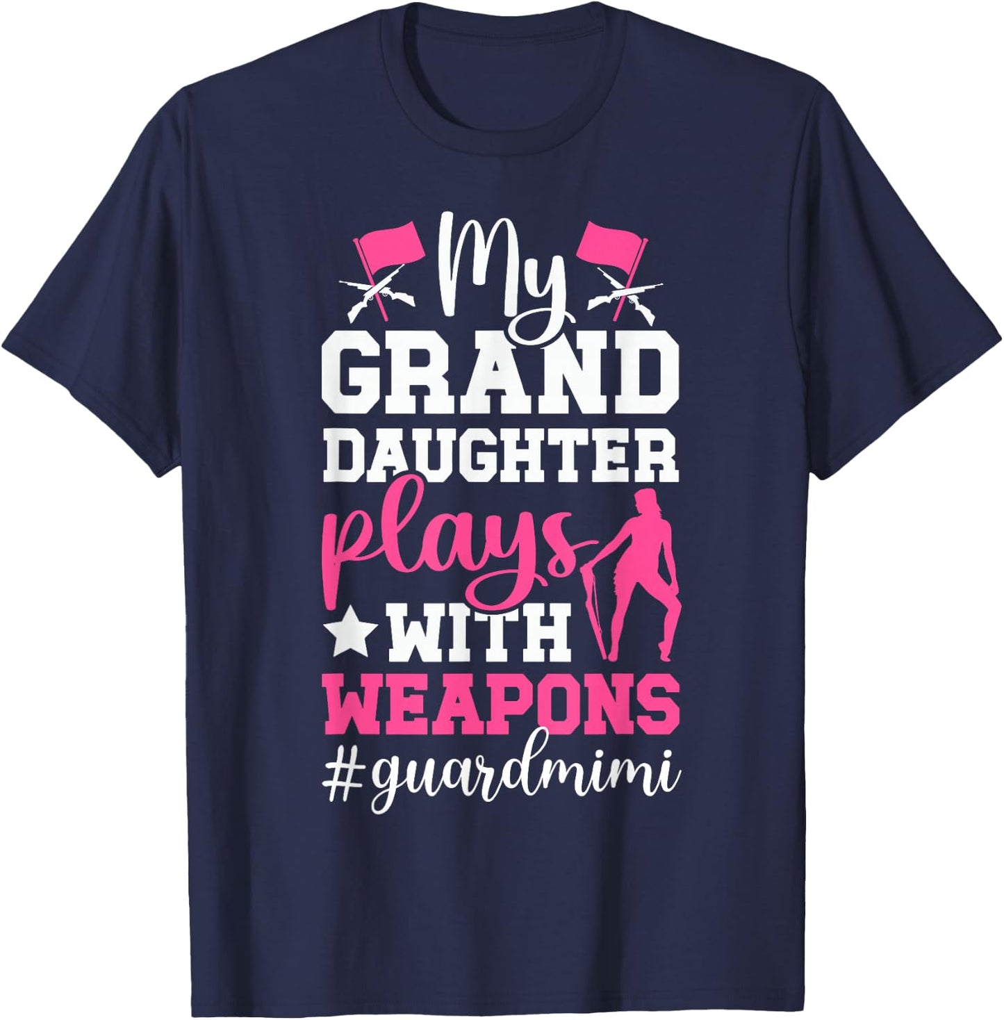 Color Guard Mimi Funny Mimi Of A Color Guard Member T-Shirt - T-Shirt | Navy