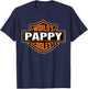 Worlds Coolest Pappy Matching Family Fathers Day T-Shirt - T-Shirt | Navy