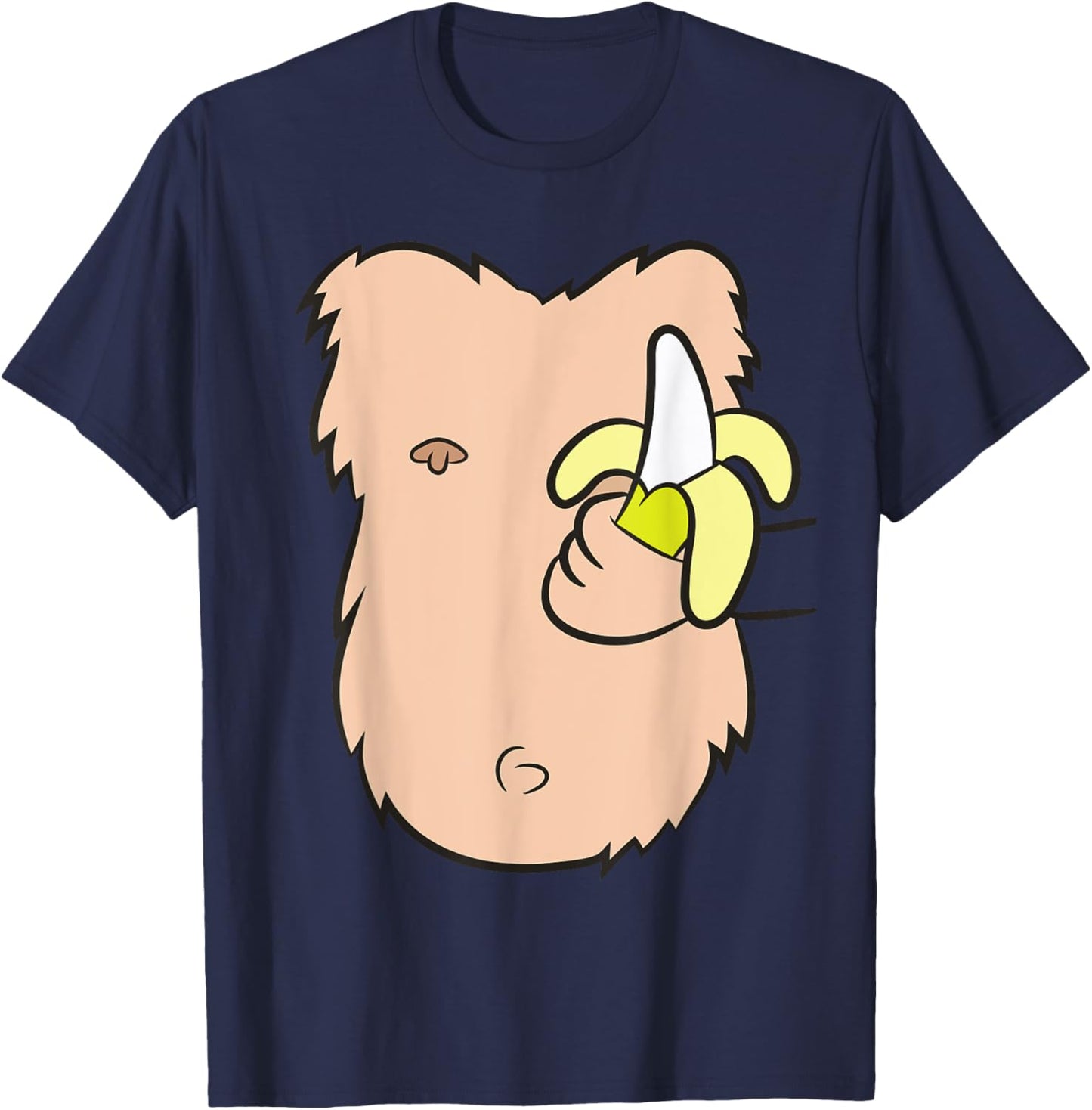 Monkey Costume Ape Gorilla Costume Monkey T-Shirt - T-Shirt | Navy
