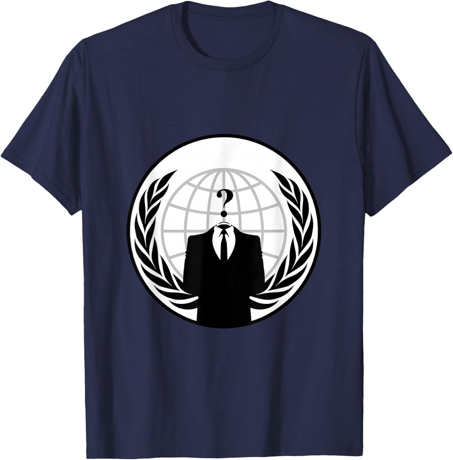 Anonymous Logo - We Are Anonymous T-Shirt - T-Shirt | Navy
