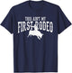 Rodeo Cowboy Gift Bull Riding T-Shirt - T-Shirt | Navy