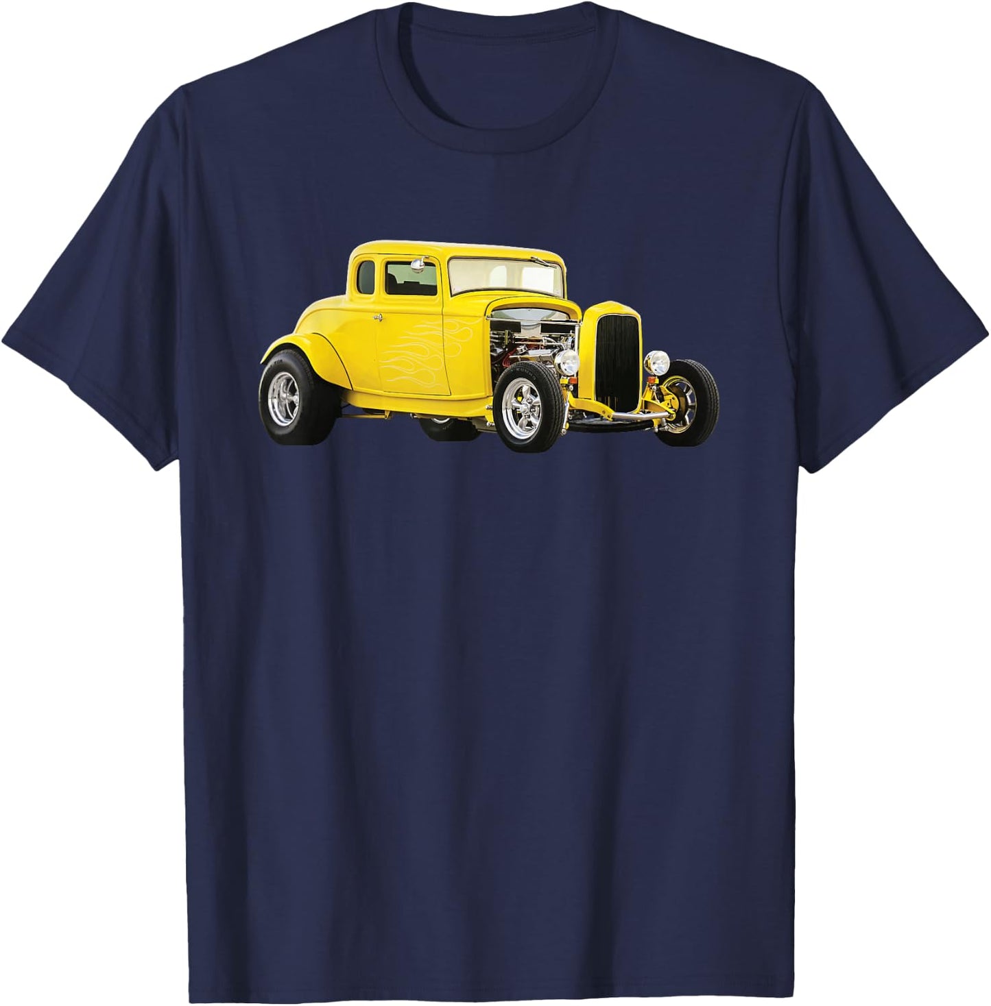 Hot Rod Car Retro Vintage Race Hotrod Classic Racer 1930 T-Shirt - T-Shirt | Navy