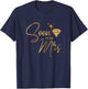 Soon To Be Mrs - Bride Hen Night Bridal Shower T-Shirt - T-Shirt | Navy