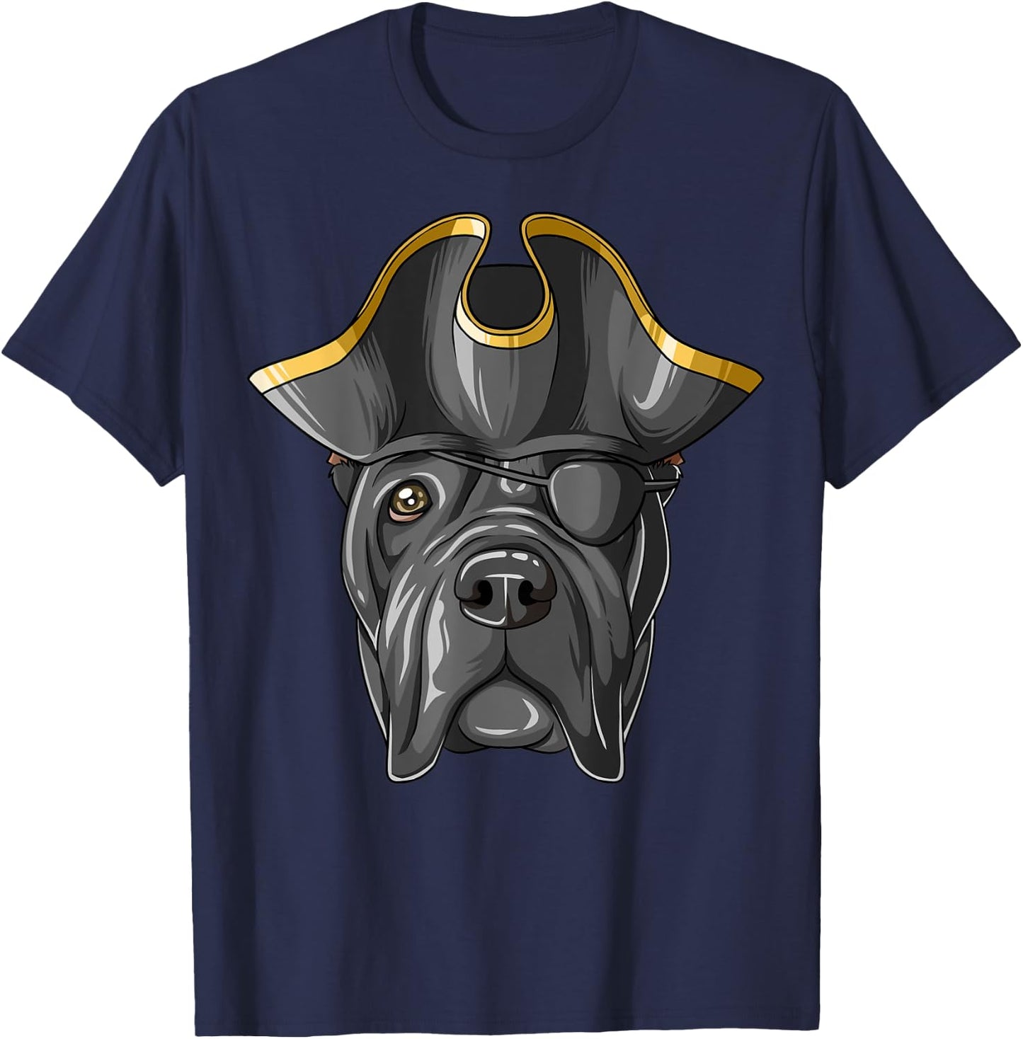 Pirate Cane Corso Pirates Hat Cane Corso T-Shirt - T-Shirt | Navy