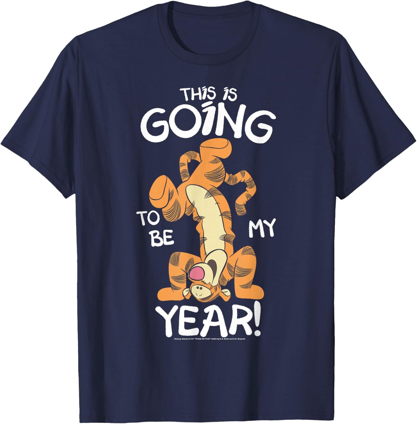 Disney Mickey and Friends Lunar New Year The Year of Tigger T-Shirt - T-Shirt | Navy