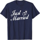 Just Married Couple T-Shirt - T-Shirt | Navy