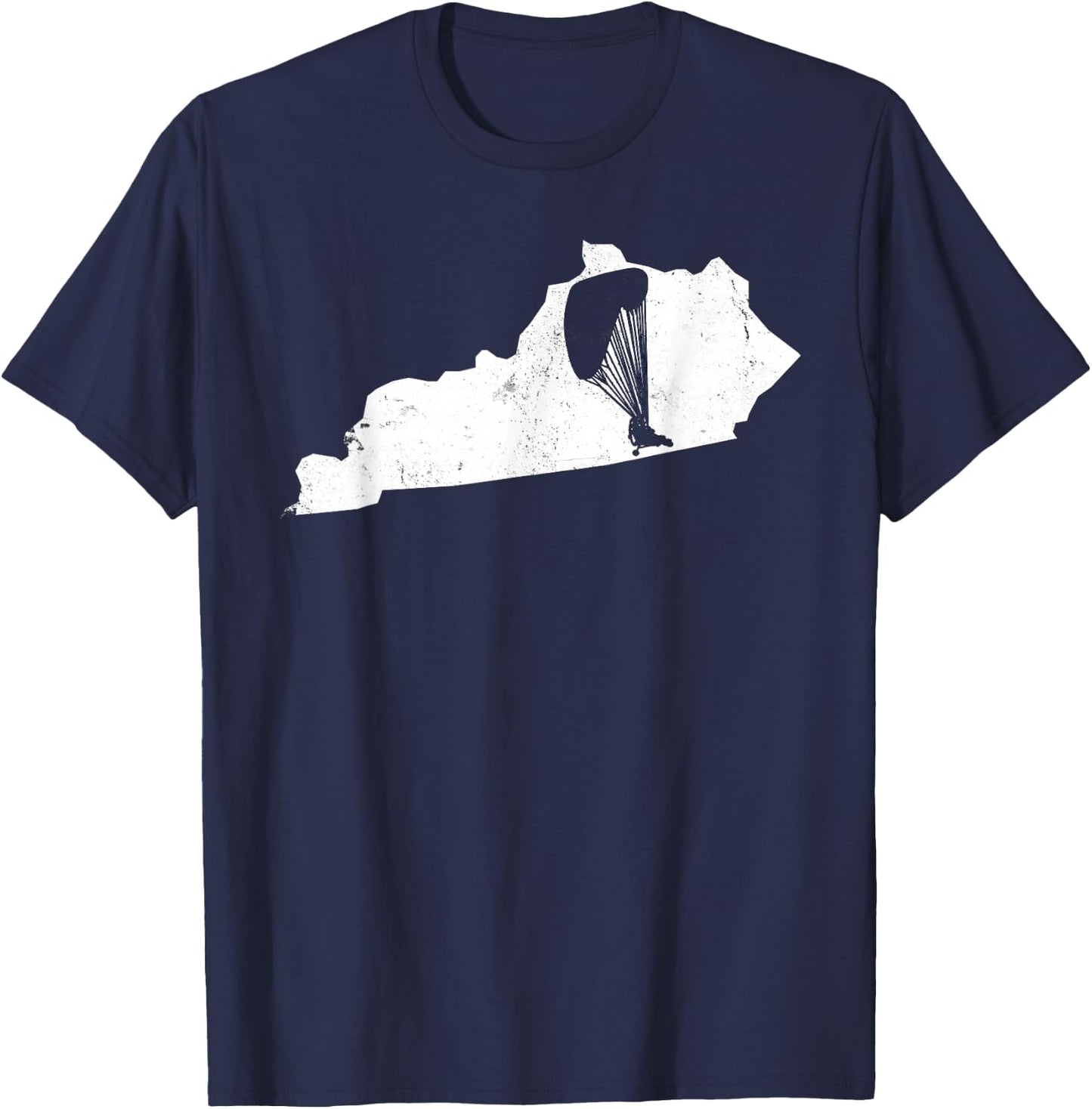 Trike Powered Parachute PPG PPC Pilot Kentucky Vintage T-Shirt - T-Shirt | Navy