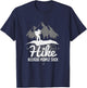 Hike - Because People Suck T-Shirt - T-Shirt | Navy
