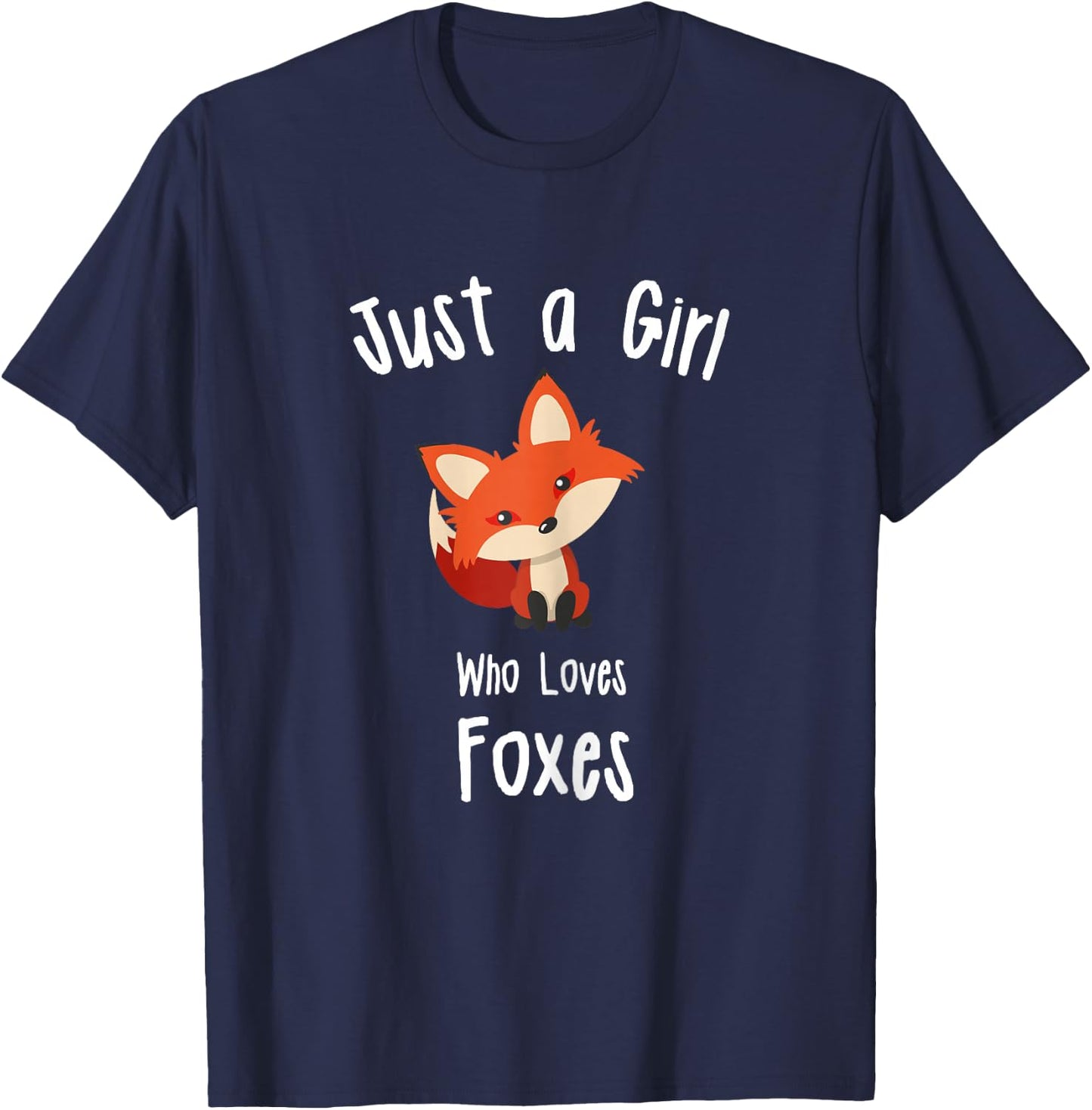 Fox Girl T-Shirt - T-Shirt | Navy