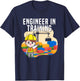 Engineer In Training | Building Blocks | Master Builder T-Shirt - T-Shirt | Navy