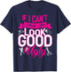 If I Can't Make You Look Good You Ugly Hairstylist T-Shirt - T-Shirt | Navy