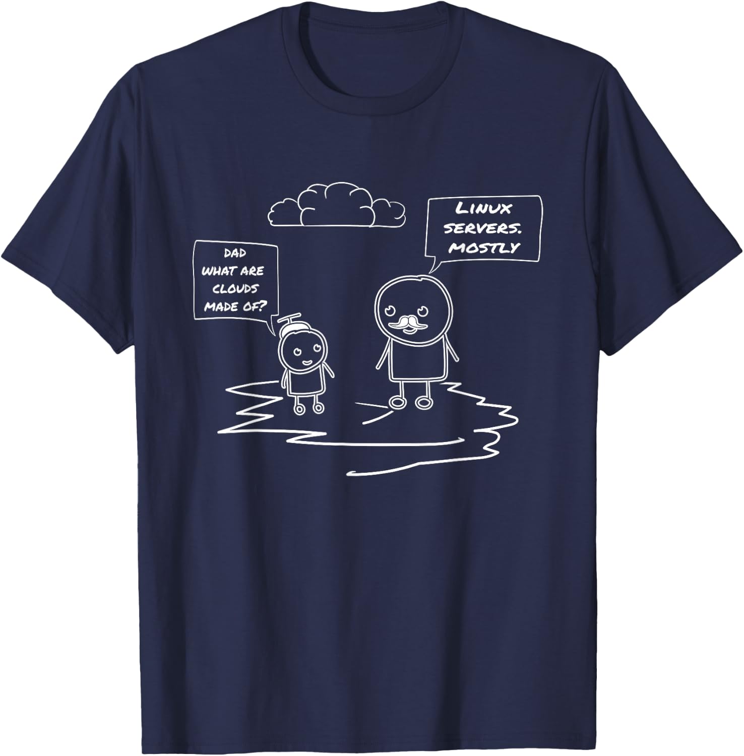 Programmer Software Web Developer Gift T-Shirt - T-Shirt | Navy