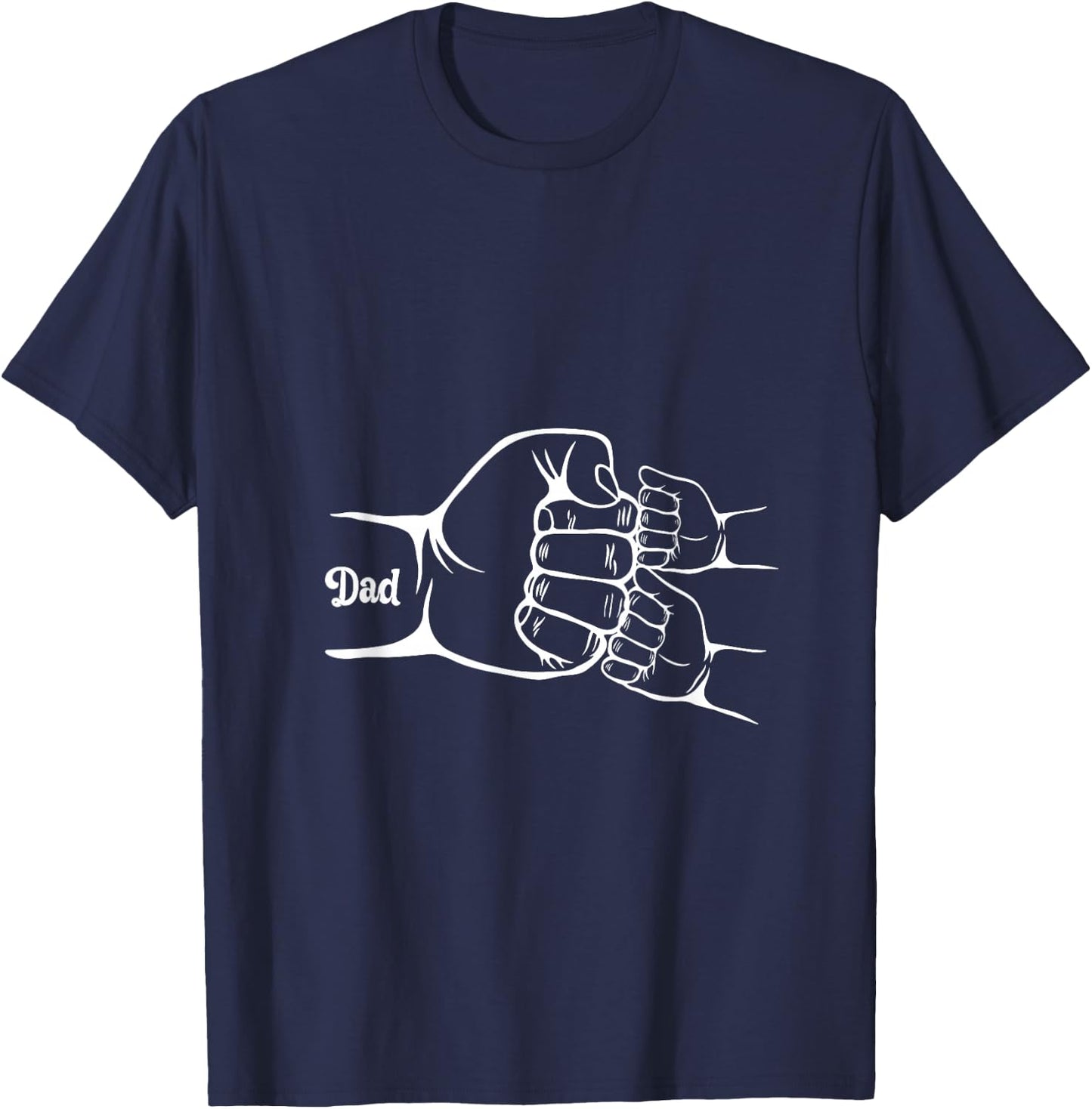 Father's Day Dad Shirt Funny Daddy Daughter Matching Shirt T-Shirt - T-Shirt | Navy