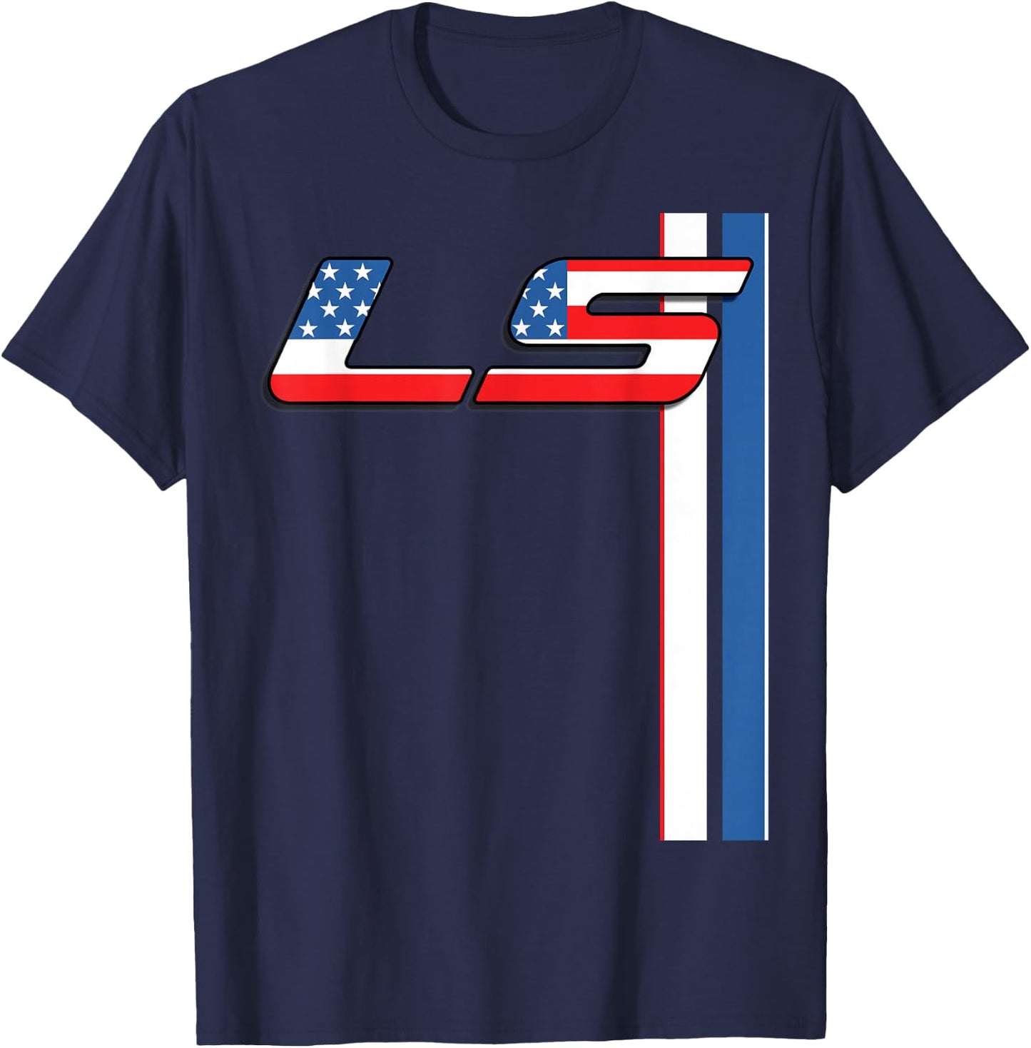 5.3L LS 427 V8 Turbo Drag Car T-Shirt - T-Shirt | Navy