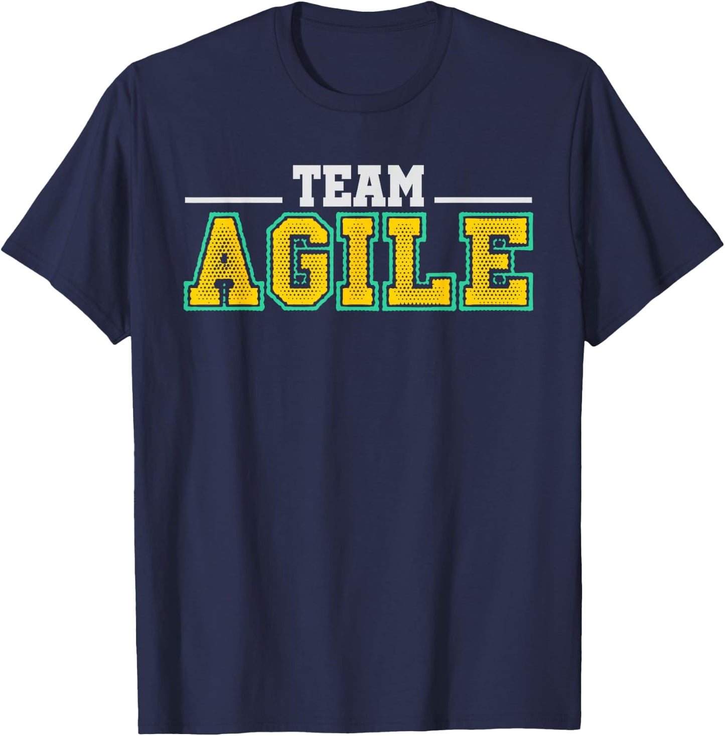 Agile Team Members Scrum Project Management Funny Gift Shirt T-Shirt - T-Shirt | Navy