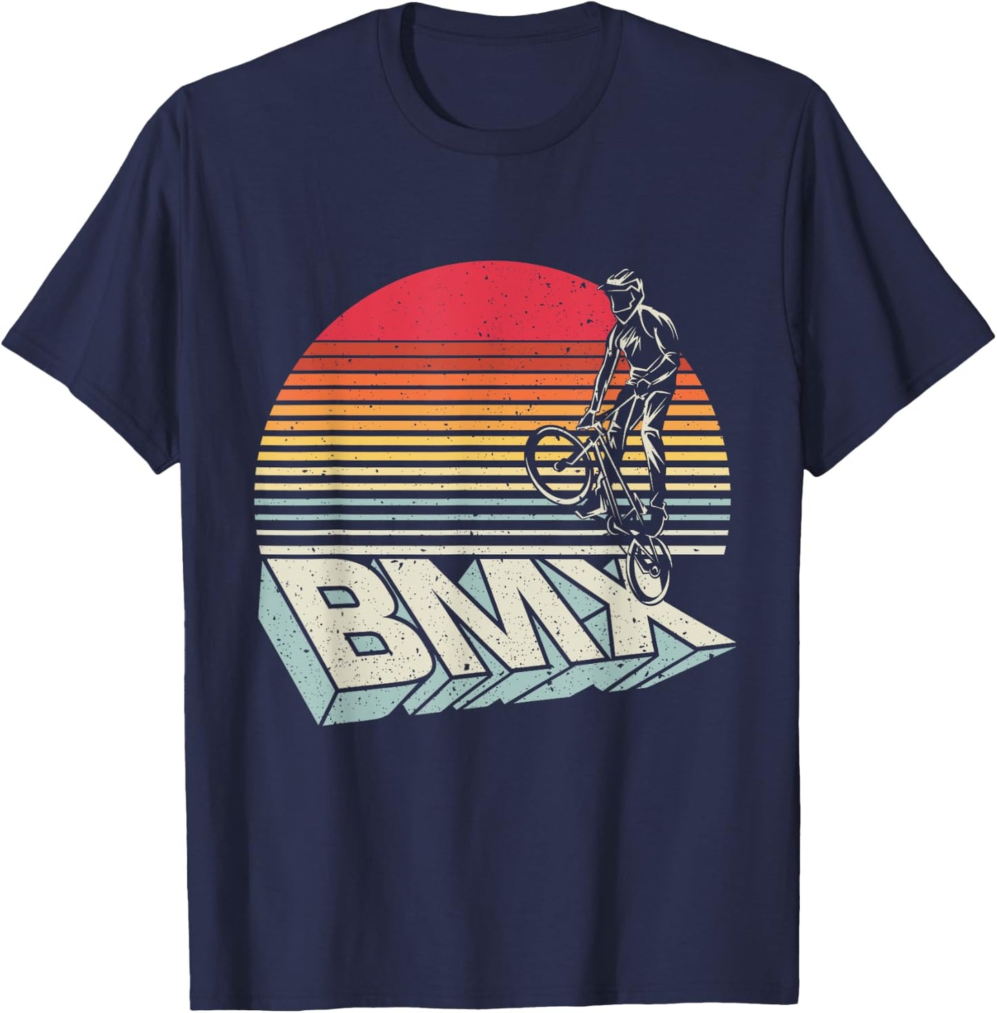 BMX Vintage Bike Fans Kids Gift - BMX Freestyle T-Shirt - T-Shirt | Navy