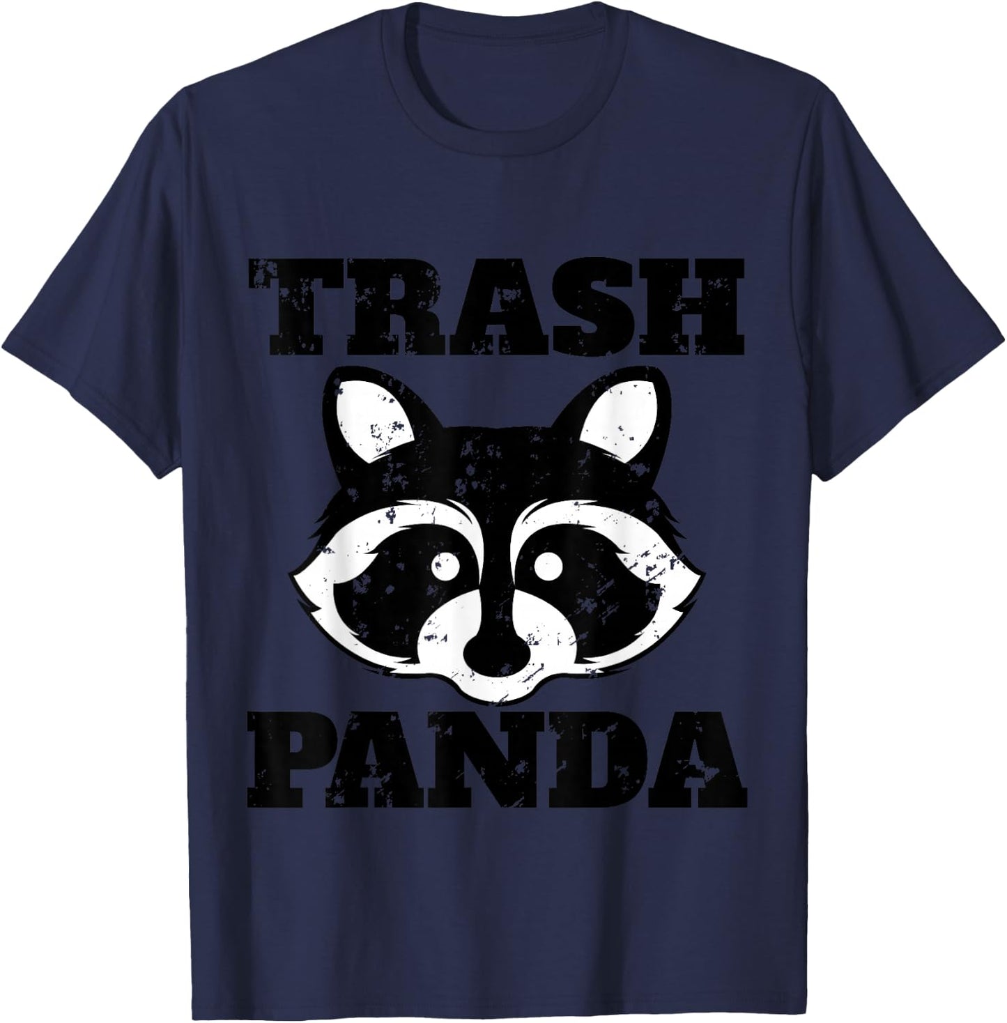 Cute Trash Panda Raccoon, Save The Trash Panda T-Shirt - T-Shirt | Navy