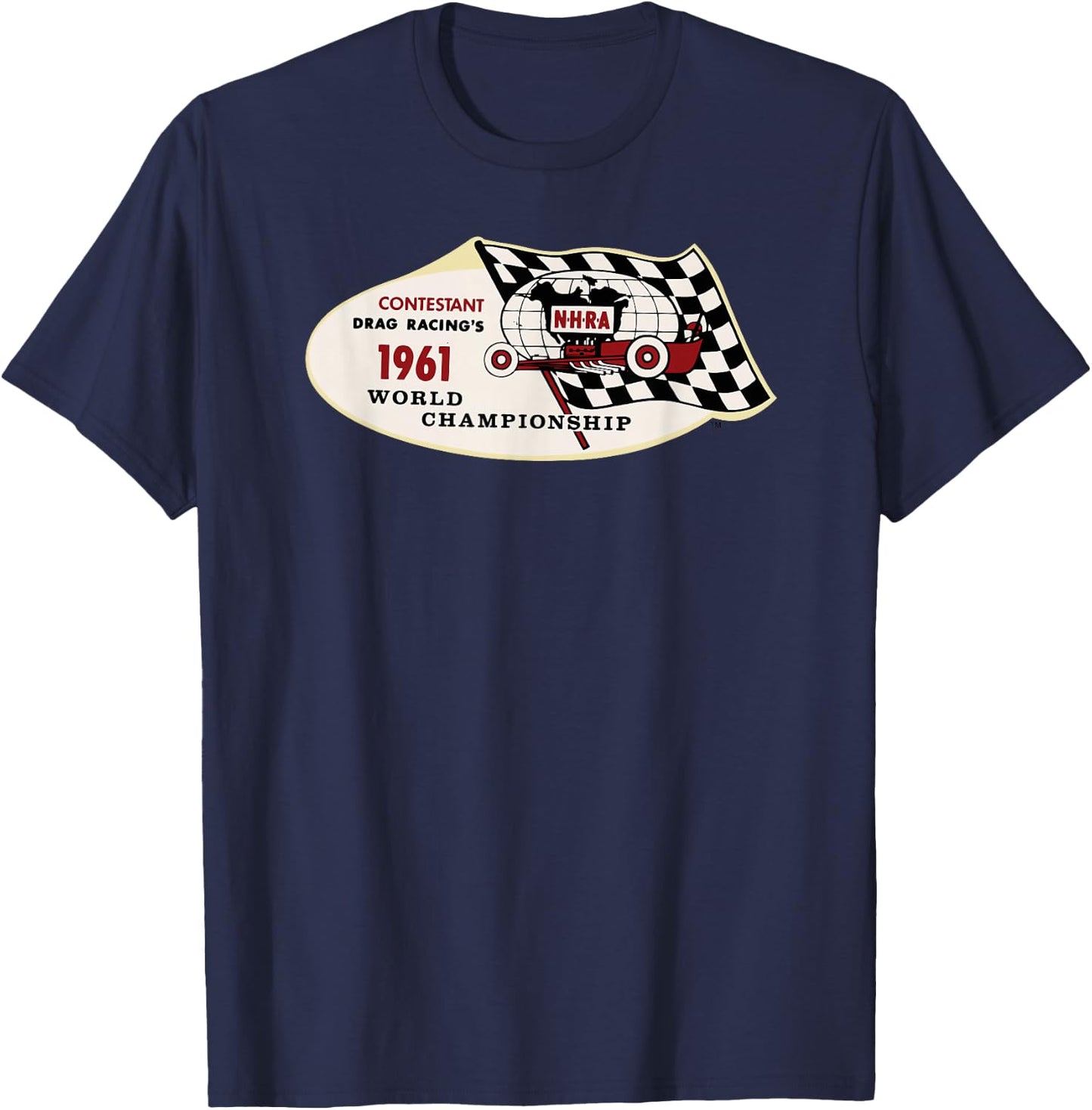 NHRA 1961 World Championship T-Shirt - T-Shirt | Navy
