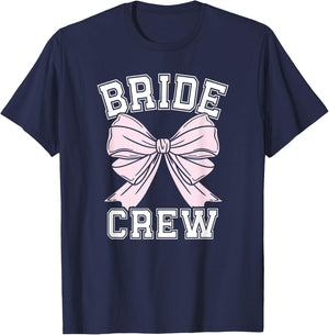 Bride Crew 2025 Matching Bachelorette Party Bridal Crew T-Shirt - T-Shirt | Navy