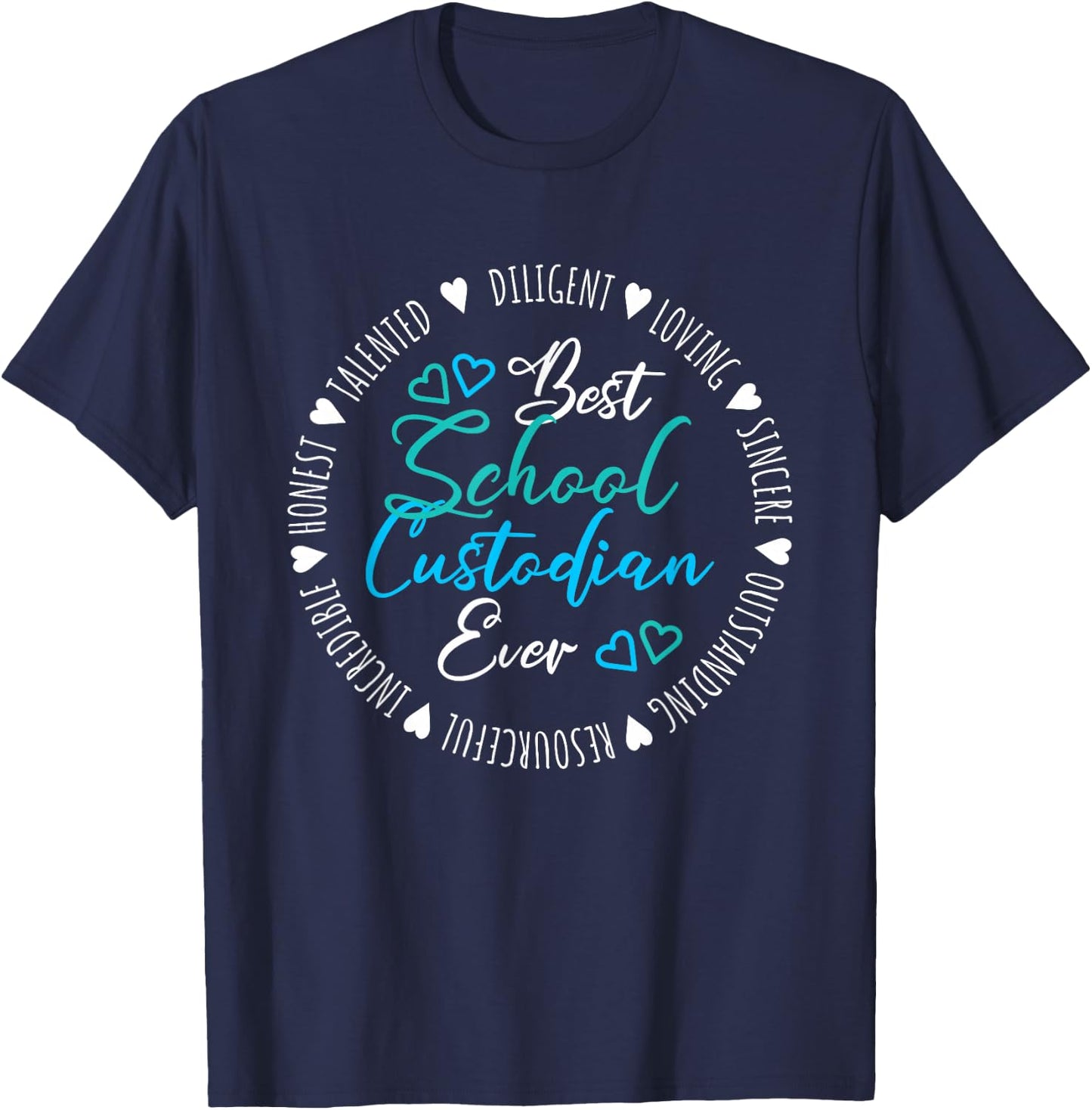 Best School Administrator of All Time T-Shirt - T-Shirt | Navy