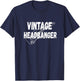Vintage Headbanger Old Heavy Metal Music 80's Generation T-Shirt - T-Shirt | Navy