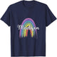 MADISON Rainbow Girls Custom Name T-Shirt - T-Shirt | Navy