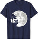 Golden Retriever Moon Halloween Costume Apparel T-Shirt - T-Shirt | Navy