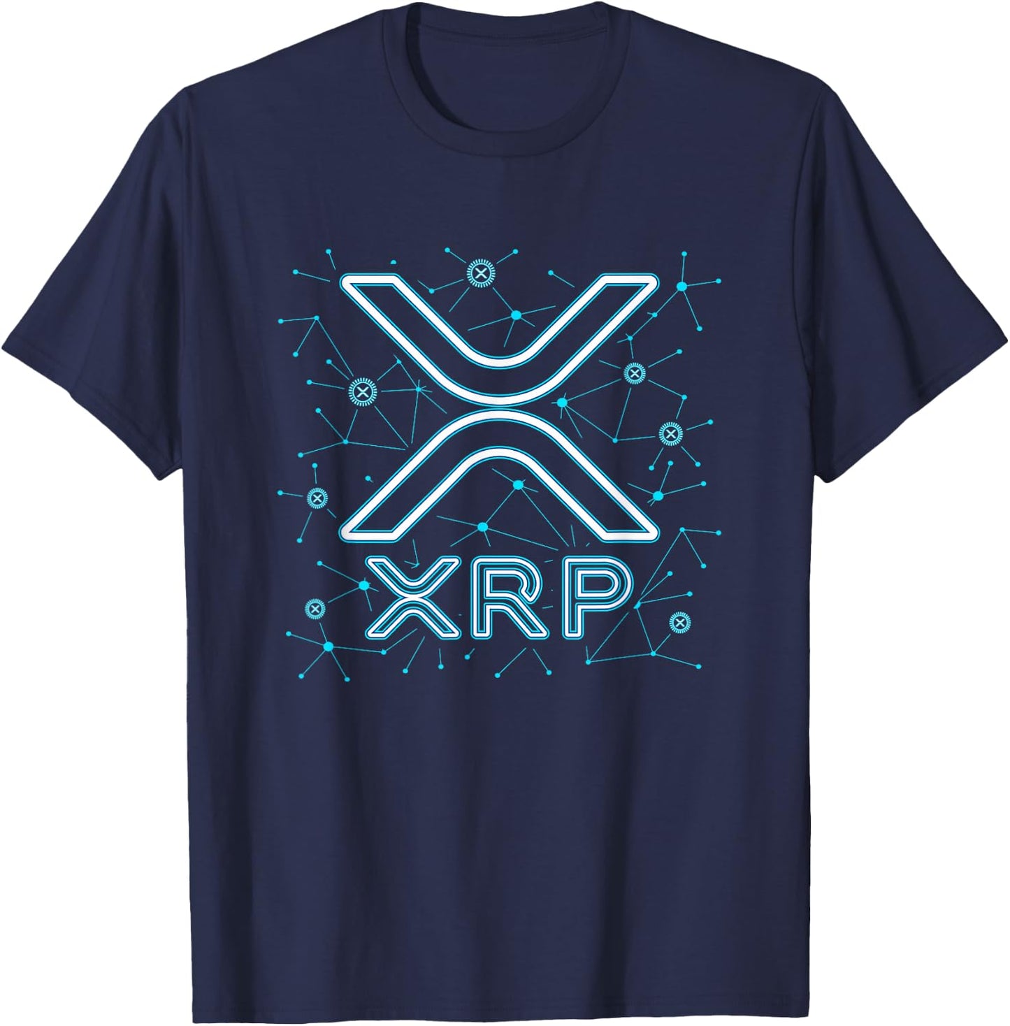 XRP Crypto - XRP Cryptocurrency - XRPL Blockchain - XRP T-Shirt - T-Shirt | Navy